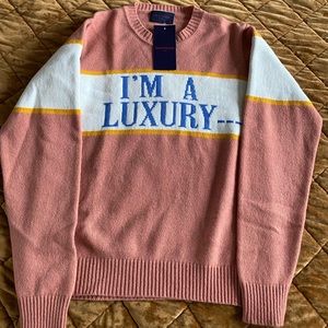 Gyles & George “I’m a luxury” sweater size M